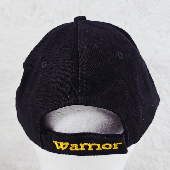 Warrior Custom Golf Promotional Advertising Black Baseball Cap Hat Adjustable - Picture 7 of 11